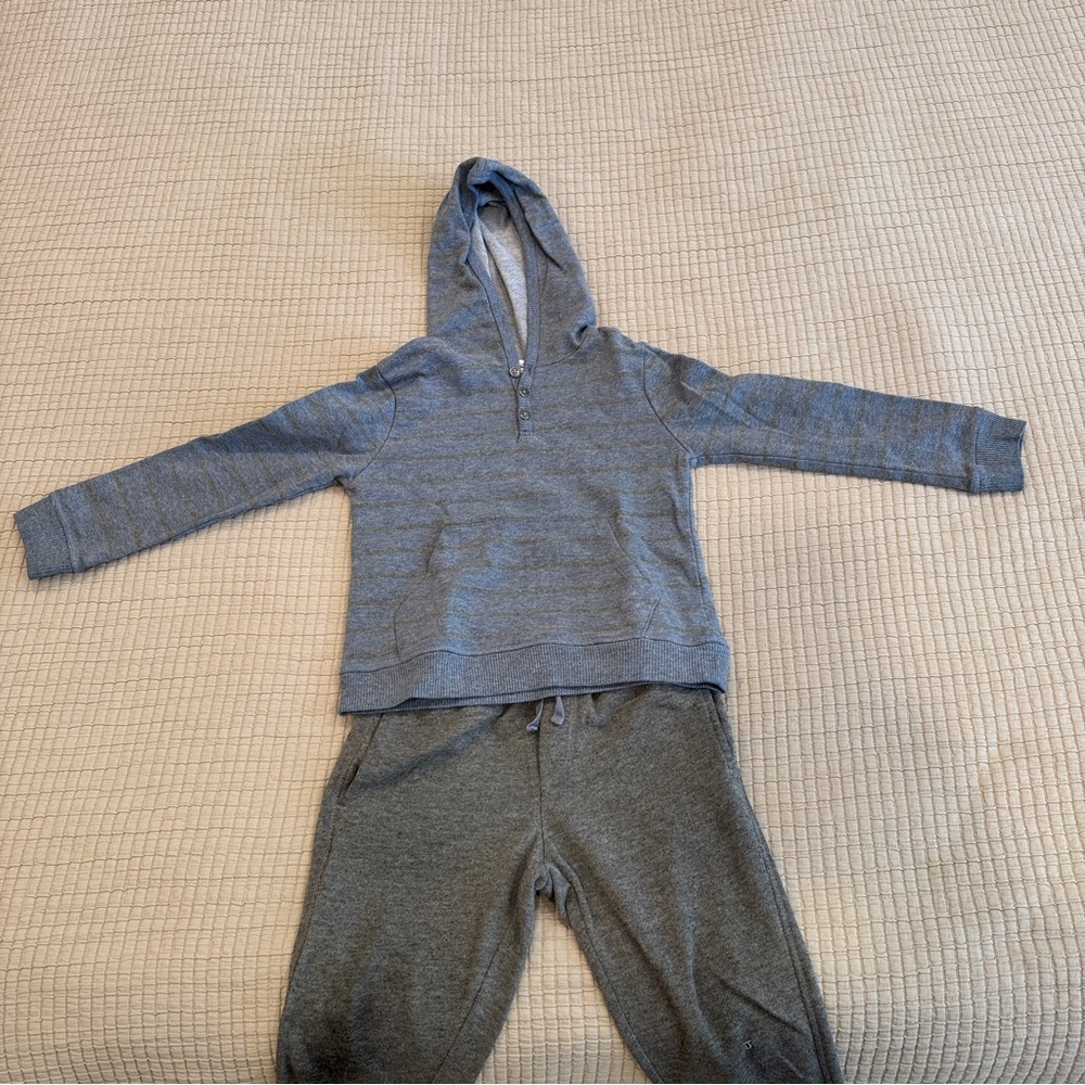 Splendid Boys Gray Hoodie and Sweatpants Set - Size 4